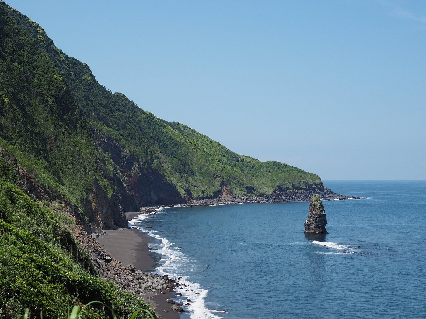 Izu Oshima volcanic island